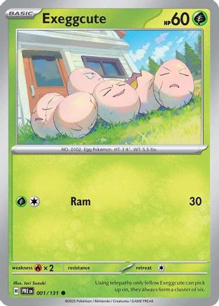 Image of Exeggcute 001/131  SV Prismatic Evolutions - Common