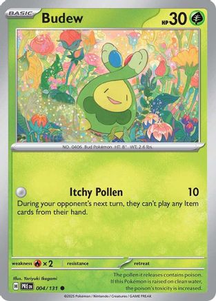 Image of Budew 004/131  SV Prismatic Evolutions - Common