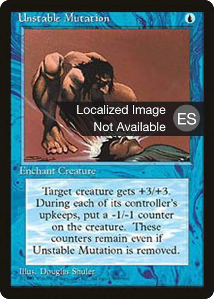 Image of Unstable Mutation (4BB-) - Fourth Edition Foreign Black Border