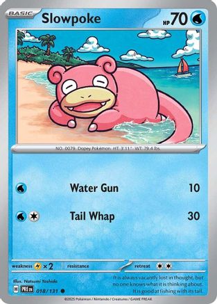Image of Slowpoke 018/131  SV Prismatic Evolutions - Common