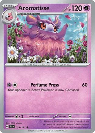 Image of Aromatisse 039/131  - Reverse Holofoil SV Prismatic Evolutions - Common