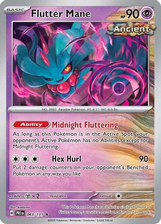 Image of Flutter Mane 043/131  - Reverse Holofoil SV Prismatic Evolutions - Rare