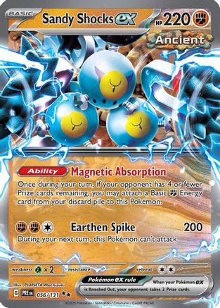 Image of Sandy Shocks ex 056/131  - Holofoil SV Prismatic Evolutions - Double Rare