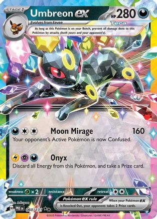Image of Umbreon ex 060/131  - Holofoil SV Prismatic Evolutions - Double Rare