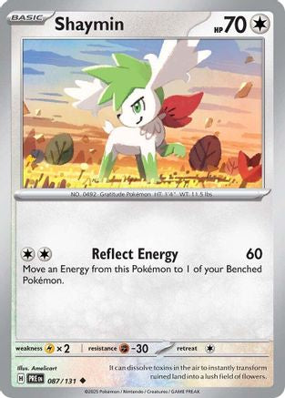 Image of Shaymin 087/131  SV Prismatic Evolutions - Uncommon