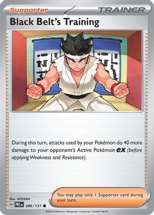Image of Black Belt's Training 096/131  SV Prismatic Evolutions - Common