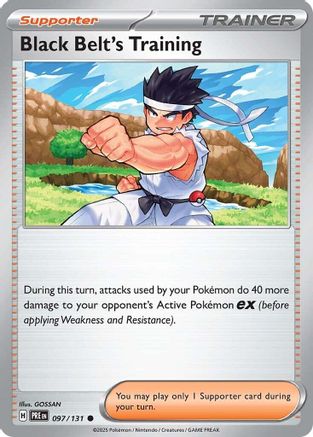 Image of Black Belt's Training 097/131  SV Prismatic Evolutions - Common