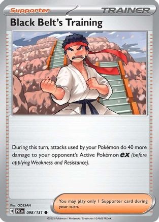 Image of Black Belt's Training 098/131  SV Prismatic Evolutions - Common