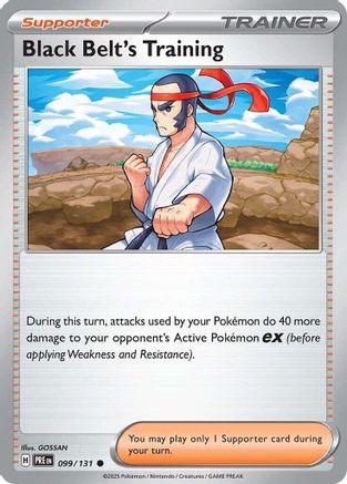Image of Black Belt's Training 099/131  SV Prismatic Evolutions - Common