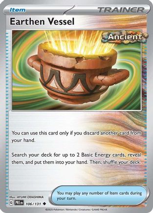 Image of Earthen Vessel 106/131  - Reverse Holofoil SV Prismatic Evolutions - Uncommon