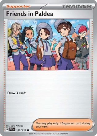 Image of Friends in Paldea 109/131  SV Prismatic Evolutions - Common