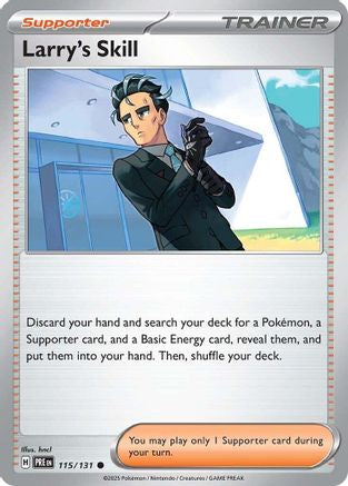 Image of Larry's Skill 115/131  SV Prismatic Evolutions - Common