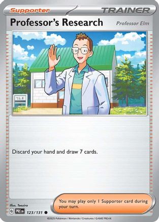 Image of Professor's Research [Professor Elm] 123/131  SV Prismatic Evolutions - Common