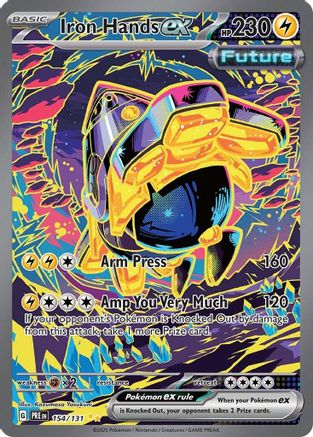 Image of Iron Hands ex 154/131  - Holofoil SV Prismatic Evolutions - Special Illustration Rare
