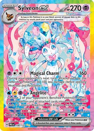 Image of Sylveon ex 156/131  - Holofoil SV Prismatic Evolutions - Special Illustration Rare