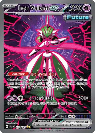Image of Iron Valiant ex 157/131  - Holofoil SV Prismatic Evolutions - Special Illustration Rare