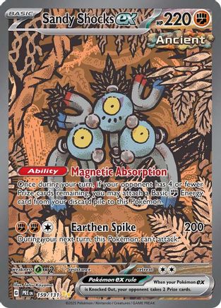 Image of Sandy Shocks ex 159/131  - Holofoil SV Prismatic Evolutions - Special Illustration Rare