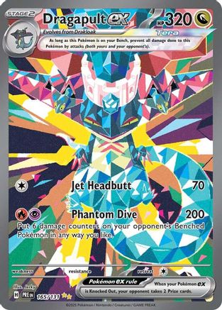 Image of Dragapult ex 165/131  - Holofoil SV Prismatic Evolutions - Special Illustration Rare