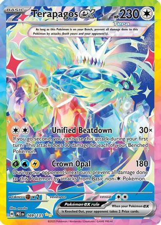 Image of Terapagos ex 169/131  - Holofoil SV Prismatic Evolutions - Special Illustration Rare