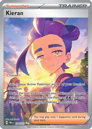 Image of Kieran 174/131  - Holofoil SV Prismatic Evolutions - Special Illustration Rare
