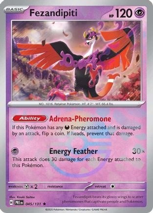 Image of Fezandipiti (Poke Ball Pattern) 045/131  - Holofoil SV Prismatic Evolutions - Rare