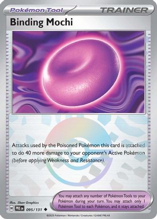 Image of Binding Mochi (Poke Ball Pattern) 095/131  - Holofoil SV Prismatic Evolutions - Uncommon