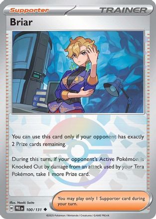 Image of Briar (Poke Ball Pattern) 100/131  - Holofoil SV Prismatic Evolutions - Uncommon