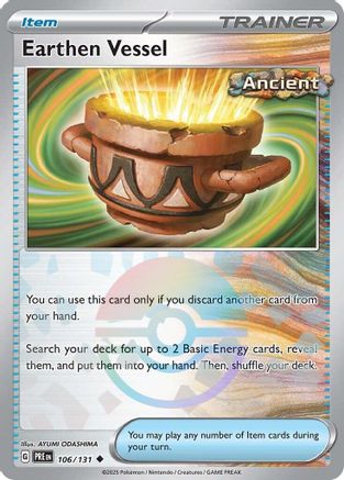Image of Earthen Vessel (Poke Ball Pattern) 106/131  - Holofoil SV Prismatic Evolutions - Uncommon