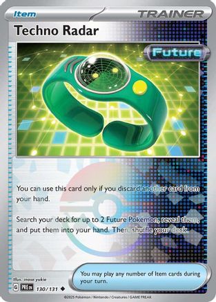 Image of Techno Radar (Poke Ball Pattern) 130/131  - Holofoil SV Prismatic Evolutions - Uncommon