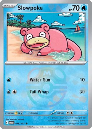 Image of Slowpoke (Master Ball Pattern) 018/131  - Holofoil SV Prismatic Evolutions - Common