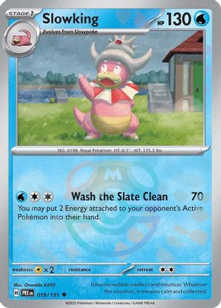 Image of Slowking (Master Ball Pattern) 019/131  - Holofoil SV Prismatic Evolutions - Uncommon