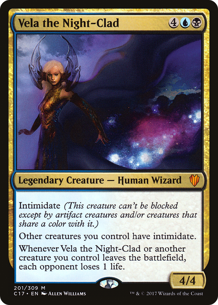 Image of Vela the Night-Clad (C17-201) - Commander 2017