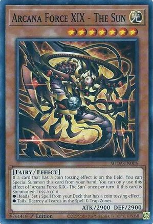 Image of Arcana Force XIX - The Sun (SUDA-EN005) - Supreme Darkness 1st Edition