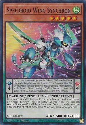 Image of Speedroid Wing Synchron (SUDA-EN007) - Supreme Darkness 1st Edition
