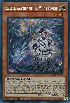 Image of Elzette, Azamina of the White Forest (SUDA-EN008) - Supreme Darkness 1st Edition