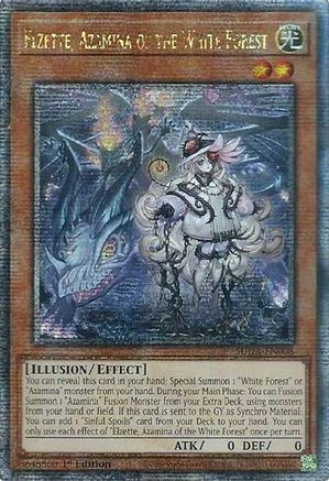 Image of Elzette, Azamina of the White Forest (Quarter Century Secret Rare) (SUDA-EN008) - Supreme Darkness 1st Edition