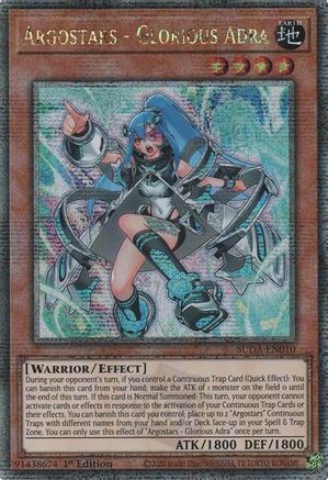 Image of Argostars - Glorious Adra (Quarter Century Secret Rare) (SUDA-EN010) - Supreme Darkness 1st Edition