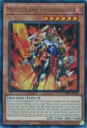 Image of Metalflame Swordsman (SUDA-EN014) - Supreme Darkness 1st Edition