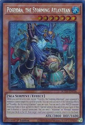 Image of Poseidra, the Storming Atlantean (SUDA-EN016) - Supreme Darkness 1st Edition