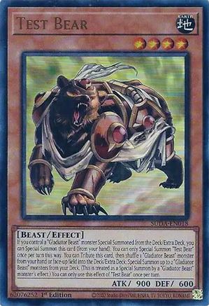 Image of Test Bear (SUDA-EN018) - Supreme Darkness 1st Edition