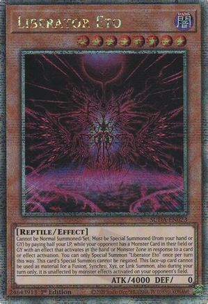Image of Liberator Eto (Quarter Century Secret Rare) (SUDA-EN023) - Supreme Darkness 1st Edition