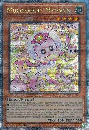 Image of Mulcharmy Meowls (Quarter Century Secret Rare) (SUDA-EN025) - Supreme Darkness 1st Edition