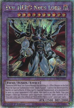 Image of Evil HERO Neos Lord (Quarter Century Secret Rare) (SUDA-EN031) - Supreme Darkness 1st Edition
