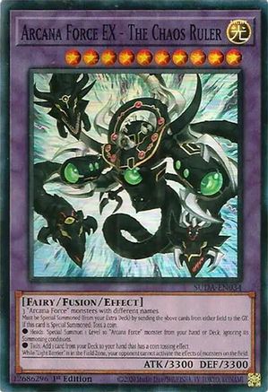 Image of Arcana Force EX - The Chaos Ruler (SUDA-EN034) - Supreme Darkness 1st Edition