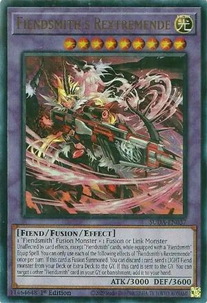 Image of Fiendsmith's Rextremende (SUDA-EN037) - Supreme Darkness 1st Edition