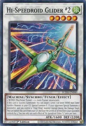 Image of Hi-Speedroid Glider #2 (SUDA-EN040) - Supreme Darkness 1st Edition