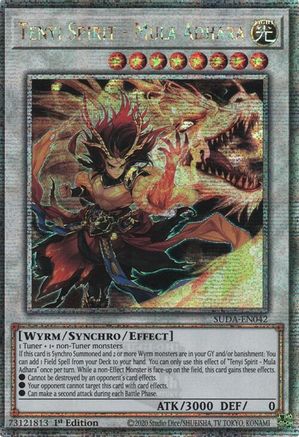 Image of Tenyi Spirit - Mula Adhara (Quarter Century Secret Rare) (SUDA-EN042) - Supreme Darkness 1st Edition