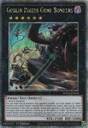 Image of Goblin Bikers Gone Bonkers (Quarter Century Secret Rare) (SUDA-EN044) - Supreme Darkness 1st Edition
