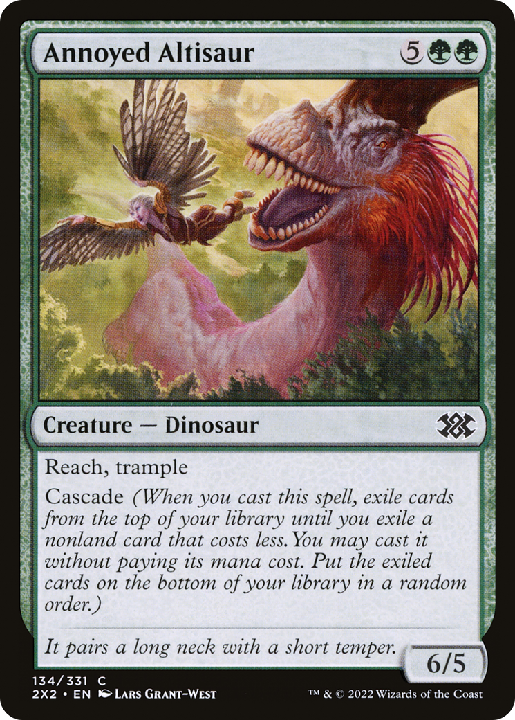 Image of Annoyed Altisaur (2X2-134) - Double Masters 2022 Foil