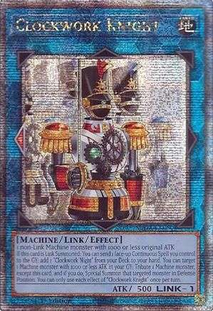 Image of Clockwork Knight (Quarter Century Secret Rare) (SUDA-EN050) - Supreme Darkness 1st Edition
